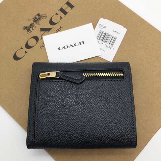 COACH(コーチ)の【2021年新作☆COACH】新品！限定！ネイビー！ウィン スモール ウォレット レディースのファッション小物(財布)の商品写真