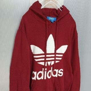 アディダス(adidas)のadidas　Originals  コットン ニット パーカー(パーカー)