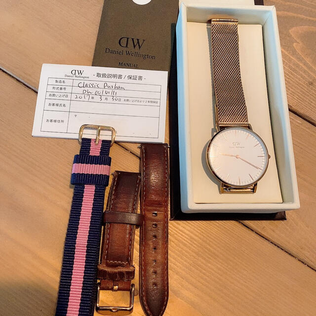 Daniel Wellington(ダニエルウェリントン)のダニエル・ウェリントン　腕時計　DANIEL WELLINGTON DW レディースのファッション小物(腕時計)の商品写真