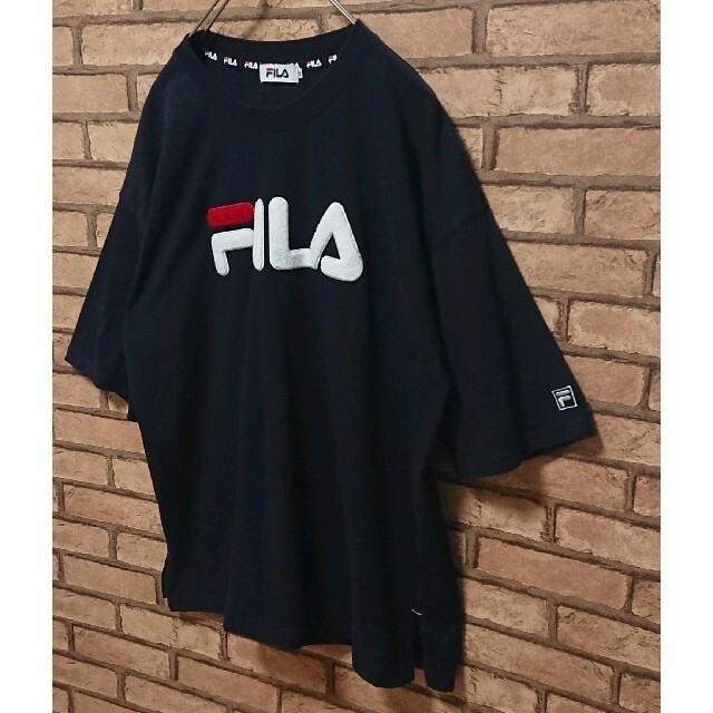 FILA(フィラ)のFILA フィラ メンズフロント ロゴ ビック サイズ 半袖 Tシャツ メンズのトップス(Tシャツ/カットソー(半袖/袖なし))の商品写真