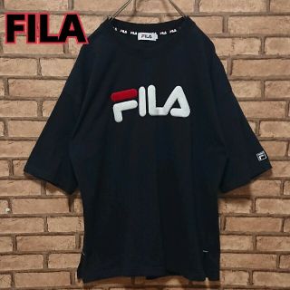 フィラ(FILA)のFILA フィラ メンズフロント ロゴ ビック サイズ 半袖 Tシャツ(Tシャツ/カットソー(半袖/袖なし))