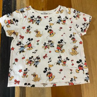 ディズニー(Disney)のディズニー　ミッキー&ミニー　Tシャツ100(Tシャツ/カットソー)