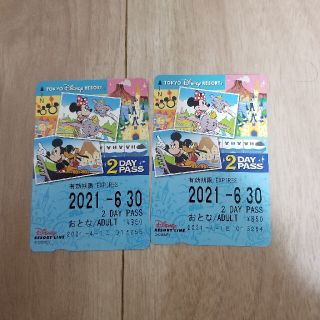 ディズニー(Disney)のディズニーリゾート　リゾートライン　フリーパス(遊園地/テーマパーク)