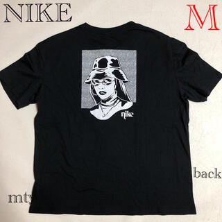 ナイキ(NIKE)の人気！！NIKE バックプリントTシャツ　ブラック　レディースMサイズ(Tシャツ(半袖/袖なし))
