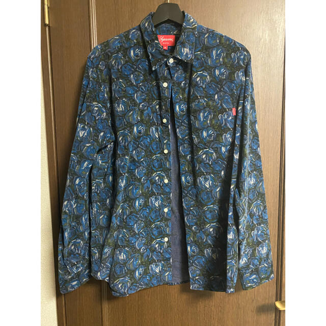 SUPREME 18aw Roses Corduroy Shirt