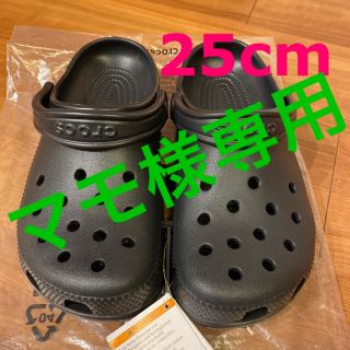 クロックス(crocs)のcrocs 【新品】ブラック 25cm  クロックス(サンダル)