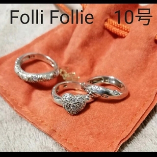 フォリフォリ(Folli Follie)のフォリフォリ シルバー3連リング(リング(指輪))