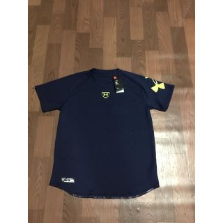 アンダーアーマー(UNDER ARMOUR)の40%オフ アンダーアーマー LG ネイビー Tシャツ ベースボールシャツ 野球(ウェア)