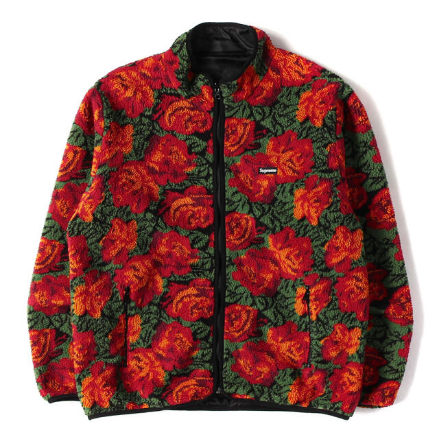 supreme  roses sherpa fleece