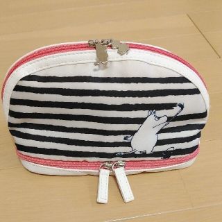 オルビス(ORBIS)の【美品＊ほぼ未使用＊非売品】ムーミン メイクポーチ (おまけ付き♪)(ポーチ)