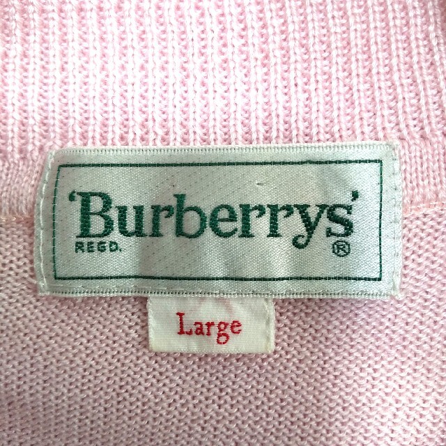 BURBERRY(バーバリー)のバーバリーズ◎半袖ニットセーター(L)定番チェック 大人可愛い 上品 オシャレ レディースのトップス(カットソー(半袖/袖なし))の商品写真