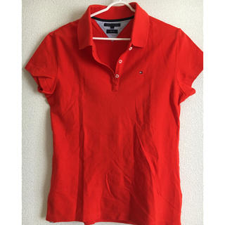 トミーヒルフィガー(TOMMY HILFIGER)の☆美品☆ 赤色のポロシャツ(ポロシャツ)