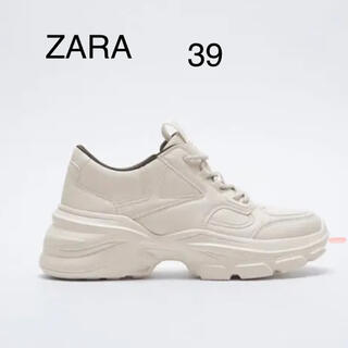 ザラ(ZARA)のZARA チャンキーソールプリムソール　39  新品(スニーカー)