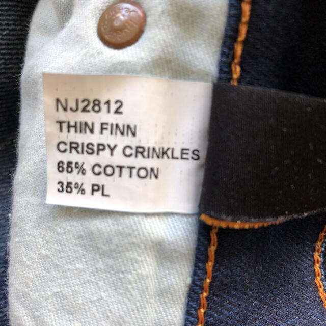 Nudie Jeans(ヌーディジーンズ)のヌーディージーンズ　27 THINFINN デニム 美品　ジーンズ レディースのパンツ(デニム/ジーンズ)の商品写真