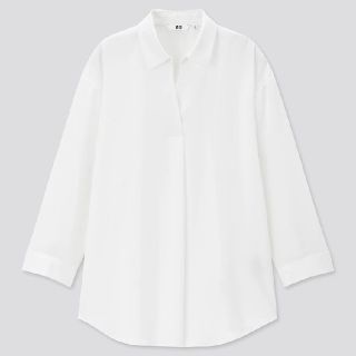 ユニクロ(UNIQLO)のスキッパーブラウス(シャツ/ブラウス(長袖/七分))