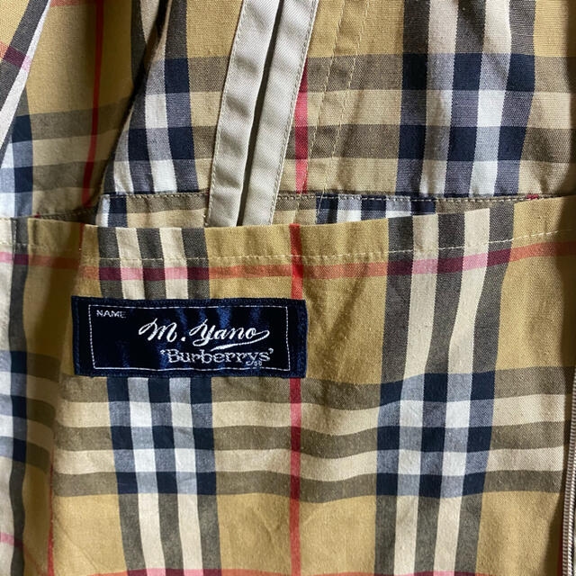 BURBERRY(バーバリー)の90s BURBERRY ノバチェック柄 バルマカーンコート old 古着 メンズのジャケット/アウター(ステンカラーコート)の商品写真