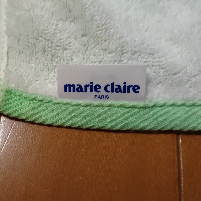 Marie Claire(マリクレール)のmarie claire ハンドタオル 2枚セット(ブルー,グリーン) レディースのファッション小物(ハンカチ)の商品写真