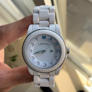 マークバイマークジェイコブス(MARC BY MARC JACOBS)のMARC BY MARC JACOBS 腕時計 ホワイト(腕時計(アナログ))