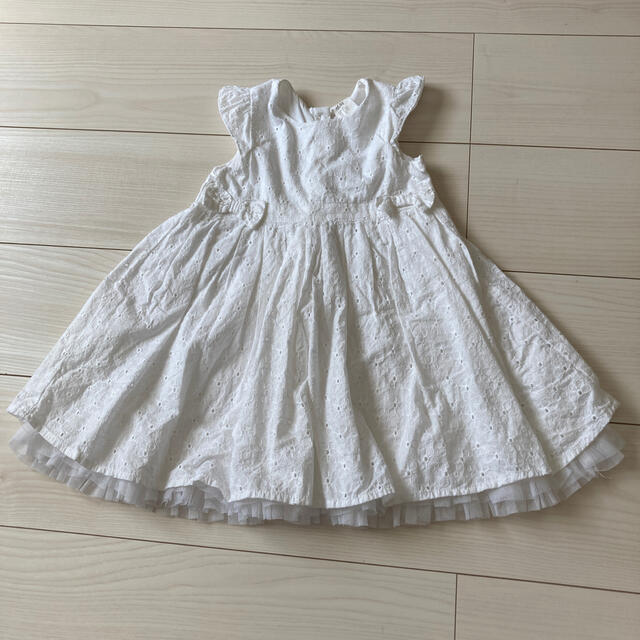 H&M(エイチアンドエム)の美品size80☆H&Mコットンワンピース キッズ/ベビー/マタニティのベビー服(~85cm)(ワンピース)の商品写真