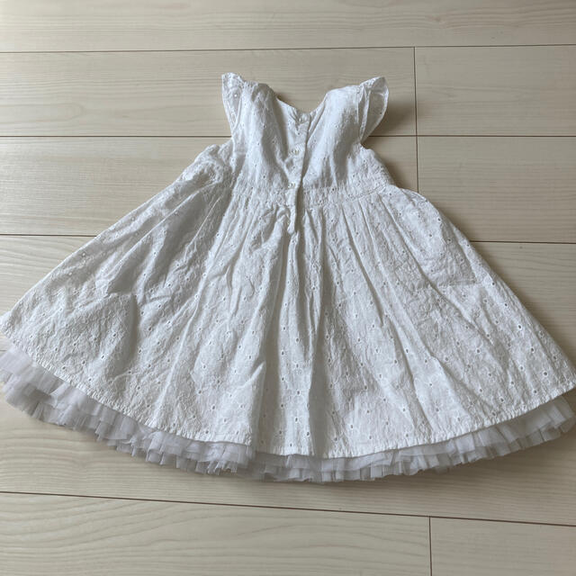 H&M(エイチアンドエム)の美品size80☆H&Mコットンワンピース キッズ/ベビー/マタニティのベビー服(~85cm)(ワンピース)の商品写真