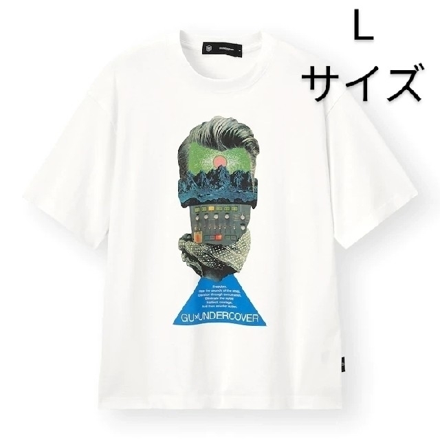 GU(ジーユー)の値下げ新品 GU undercover アンダーカバー Tシャツ ホワイト L メンズのトップス(Tシャツ/カットソー(半袖/袖なし))の商品写真