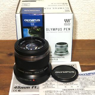 オリンパス(OLYMPUS)のOLYMPUS ZUIKO DIGTAL 45mm F1.8 BLACK(レンズ(単焦点))