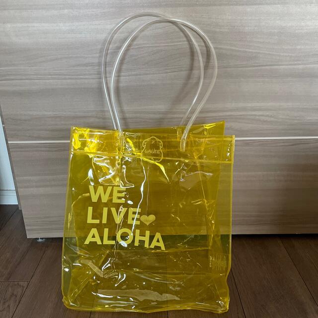 Laline(ラリン)の【新品未使用】LALINE ラリン ビニールバック　ハワイ レディースのバッグ(エコバッグ)の商品写真
