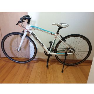 ビアンキ(Bianchi)のビアンキ カメレオンテ 人気のホワイト×チェレステ 江戸川区引取希望(自転車本体)