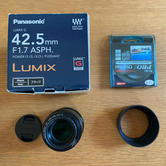 Panasonic(パナソニック)のLUMIX G 42.5 f1.7 中古 スマホ/家電/カメラのカメラ(ミラーレス一眼)の商品写真