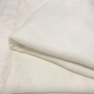 ムジルシリョウヒン(MUJI (無印良品))のワッフル織の大きなラグ　無印良品(ラグ)