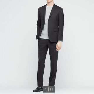 ユニクロ(UNIQLO)の3本セット！ユニクロ　ストレッチウールパンツ　super100s 美品！(スラックス)