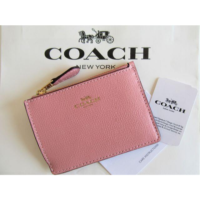 値下げ‼ 新品タグ付 COACＨ カード入れ パスケース ＩＤホルダー ピンク