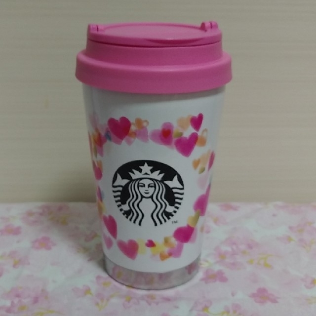 Starbucks Coffee(スターバックスコーヒー)の☆新品☆　スターバックス　togoタンブラー　バレンタイン　ハート　2017 インテリア/住まい/日用品のキッチン/食器(タンブラー)の商品写真