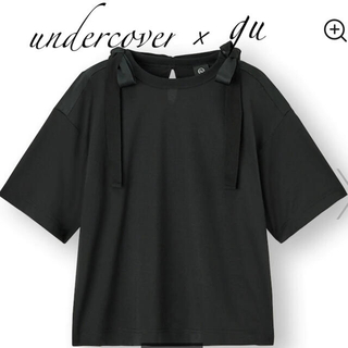 アンダーカバー(UNDERCOVER)のundercover×guリボンデザインT Ssize(Tシャツ(半袖/袖なし))