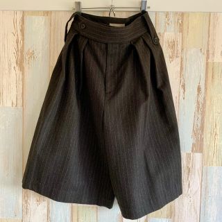 マーガレットハウエル(MARGARET HOWELL)のマーガレットハウエル light flannel ワイドキュロット パンツ １(カジュアルパンツ)