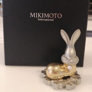 ミキモト(MIKIMOTO)のMIKIMOTO ミキモト カードスタンド　うさぎ(置物)