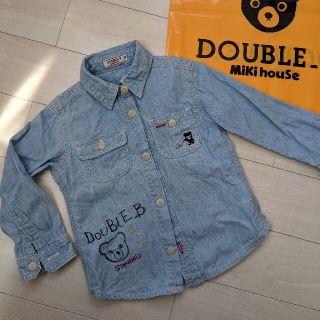 ダブルビー(DOUBLE.B)のダブルビー♡デニム風薄手シャツ(Tシャツ/カットソー)