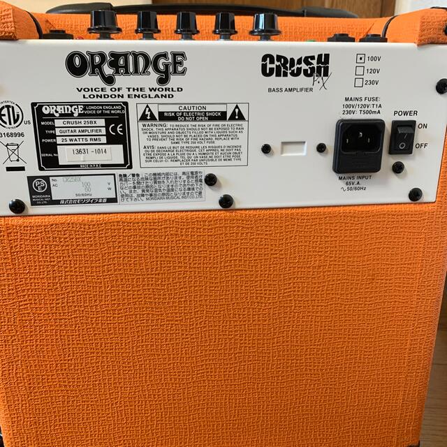 ORANGE ベースアンプ CRUSH25BX 練習用にどうぞ! - ascotwm.com