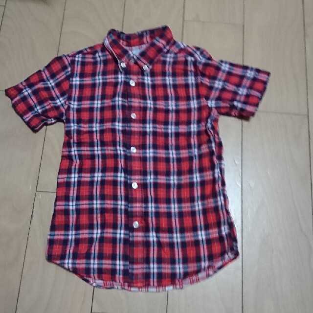 GU(ジーユー)のキッズシャツ  140 キッズ/ベビー/マタニティのキッズ服男の子用(90cm~)(ブラウス)の商品写真