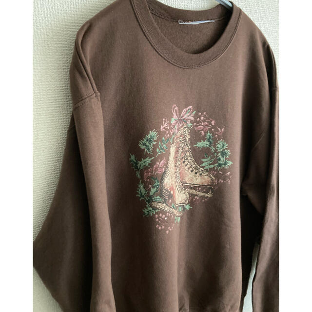 Champion(チャンピオン)のJERZEES デザインスウェット print sweat ブラウン メンズのトップス(スウェット)の商品写真