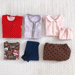 ミキハウス(mikihouse)のベビー服まとめ売り(ロンパース)