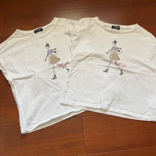 コムサイズム(COMME CA ISM)のコムサ　Tシャツ　双子セット(Tシャツ/カットソー)