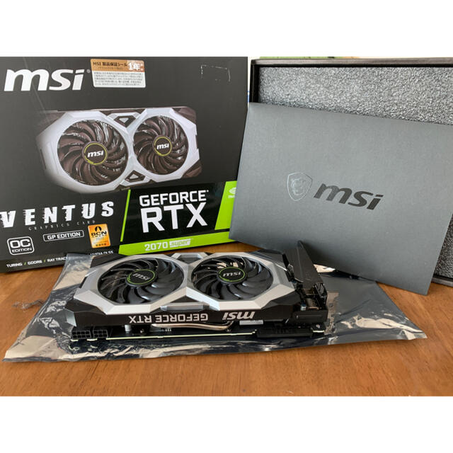 送料無料/新品】 RTX GeForce 2070 OC VENTUS SUPER PCパーツ