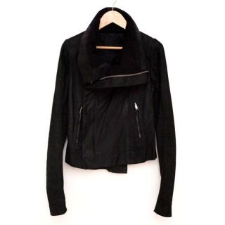 リックオウエンス(Rick Owens)のリックオウエンス Classic Biker ライダースジャケット カーフレザー(ライダースジャケット)