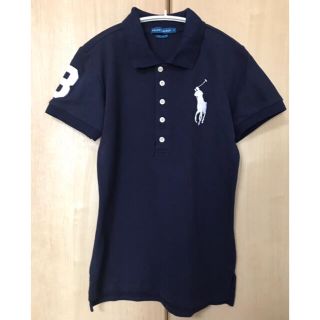 ポロラルフローレン(POLO RALPH LAUREN)の再値引きしました ラルフローレン ポロシャツ レディース ネイビー Sサイズ(ポロシャツ)