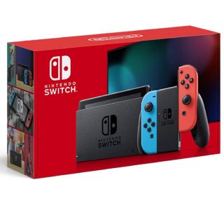 ニンテンドースイッチ(Nintendo Switch)の新品未開封  Nintendo Switch 任天堂スイッチ 本体 ネオンブルー(家庭用ゲーム機本体)