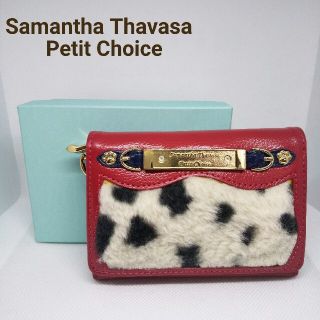 サマンサタバサプチチョイス(Samantha Thavasa Petit Choice)の限定品 サマンサタバサ プチチョイス パスケース 定期入れ ワインレッド(財布)