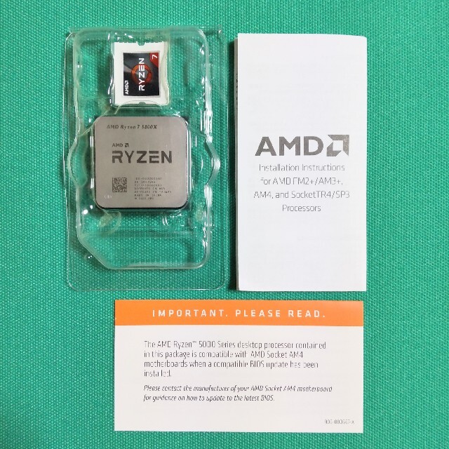 AMD CPU Ryzen 7 5800X AMD CPU Ryzen 7 5800X