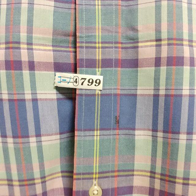 POLO RALPH LAUREN(ポロラルフローレン)のポロラルフローレン BDシャツ クリーニング済 半袖 オーバーサイズ チェック柄 メンズのトップス(シャツ)の商品写真