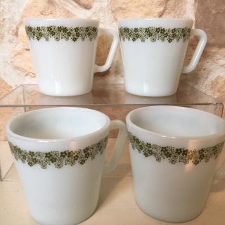 パイレックス(Pyrex)のパイレックス クレイジーデイジーマグカップ4個set(グラス/カップ)